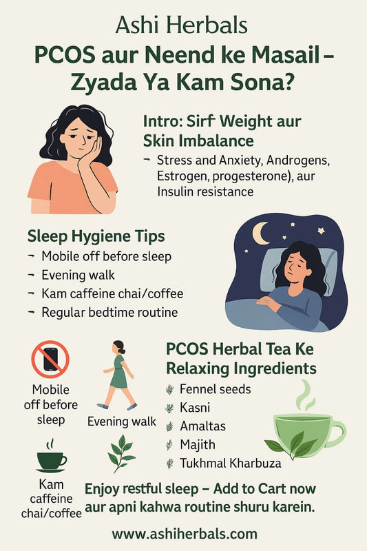 PCOS aur Neend ke Masail – Zyada ya Kam Sona?