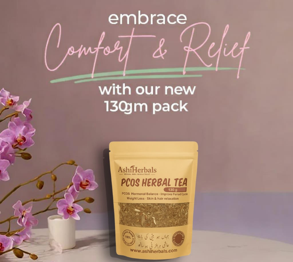 Ashi Herbals PCOS Herbal Tea- Balance Hormones Naturally