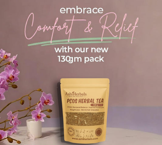 Ashi Herbals PCOS Herbal Tea- Balance Hormones Naturally