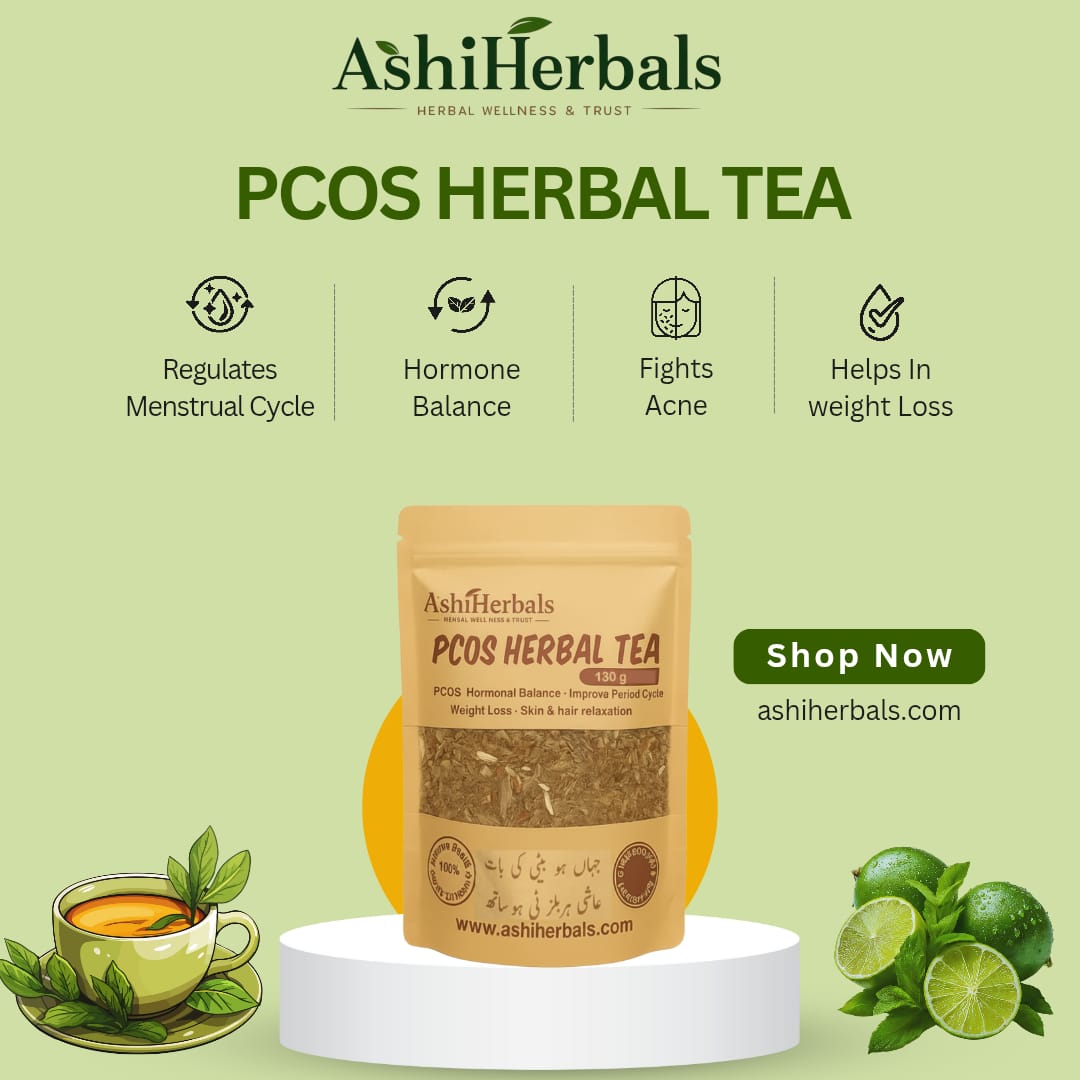 Ashi Herbals PCOS Herbal Tea- Balance Hormones Naturally