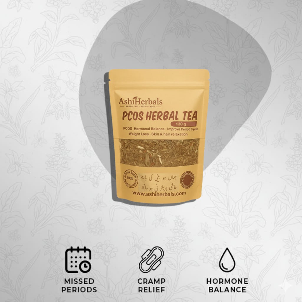Ashi Herbals PCOS Herbal Tea- Balance Hormones Naturally
